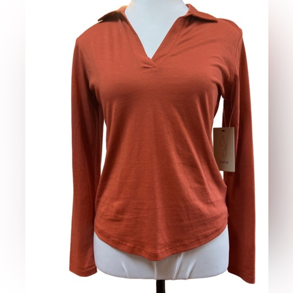 Joie Terracotta Long Sleeve XS Top made in Peru (sustainable) - NWT